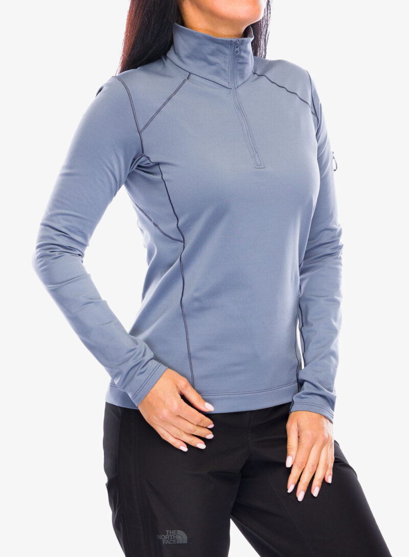 Bluza de corp femei Arcteryx Rho Zip Neck - stratus