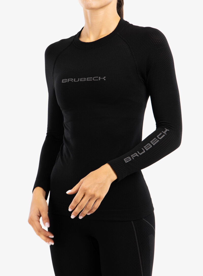 Cumpăra Bluza de corp femei Brubeck 3D Run PRO LS Shirt - black