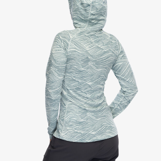 Bluza de corp femei Helly Hansen LIFA Active Solen GR Hoodie - green mist wave preţ