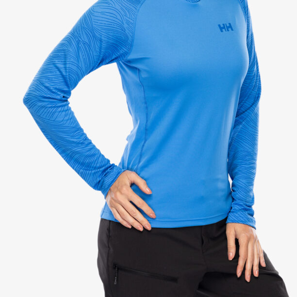 Cumpăra Bluza de corp femei Helly Hansen LIFA Active Solen GR Hoodie - ultra blue wave