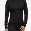 Bluza de corp femei Helly Hansen LIFA Merino Midweight Crew - black/black gum