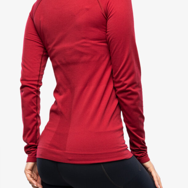 Bluza de corp femei Mammut Trift Longsleeve - blood red preţ