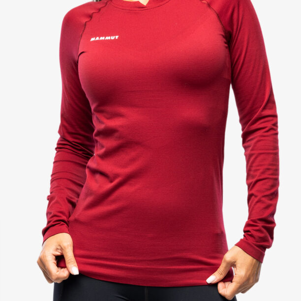 Bluza de corp femei Mammut Trift Longsleeve - blood red