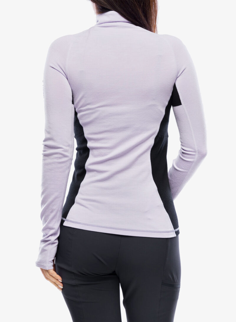 Bluza de corp femei Mons Royale Olympus Half Zip - thistle cloud preţ