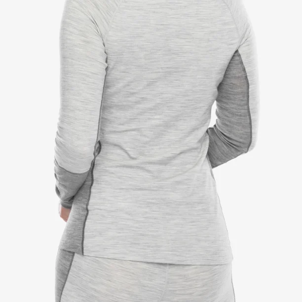 Bluza de corp femei Peak Performance Magic Crew - med grey melange preţ