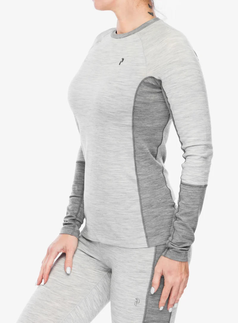 Cumpăra Bluza de corp femei Peak Performance Magic Crew - med grey melange