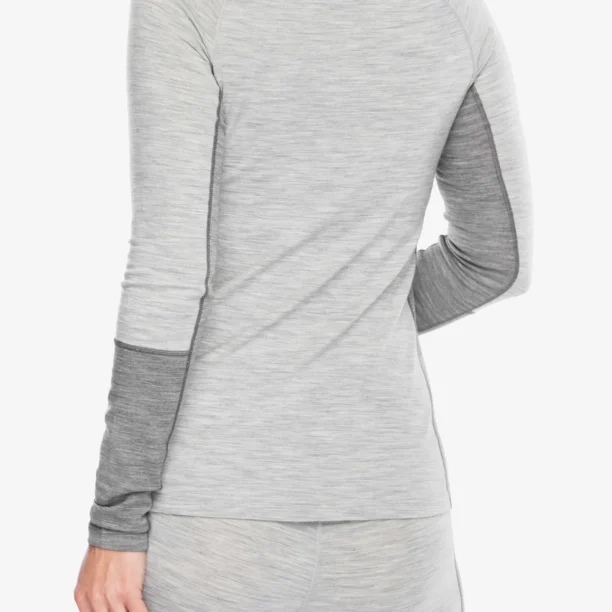 Preţ Bluza de corp femei Peak Performance Magic Half Zip - med grey melange