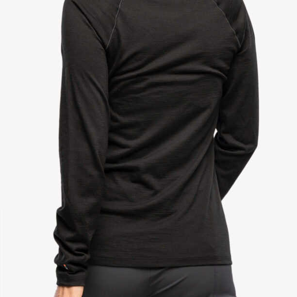 Bluza de corp femei Smartwool Classic All-Season Merino Base Layer Long Sleeve - black preţ