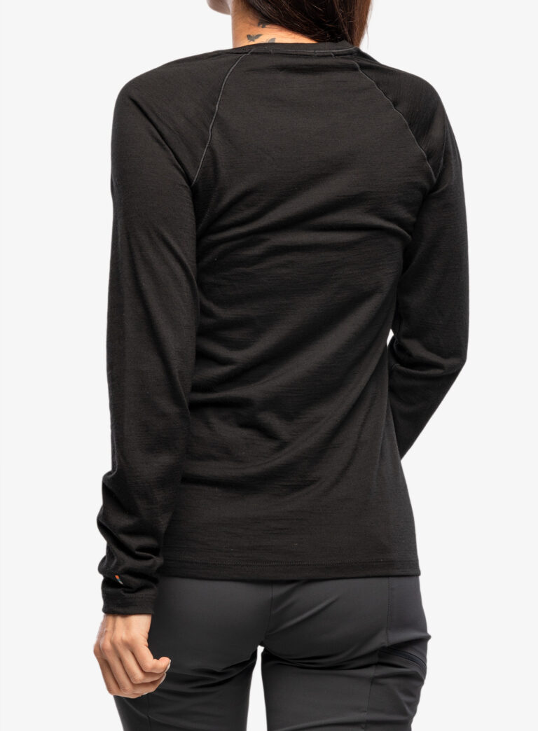 Bluza de corp femei Smartwool Classic All-Season Merino Base Layer Long Sleeve - black preţ