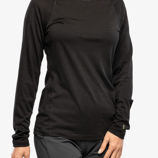 Original Bluza de corp femei Smartwool Classic All-Season Merino Base Layer Long Sleeve - black