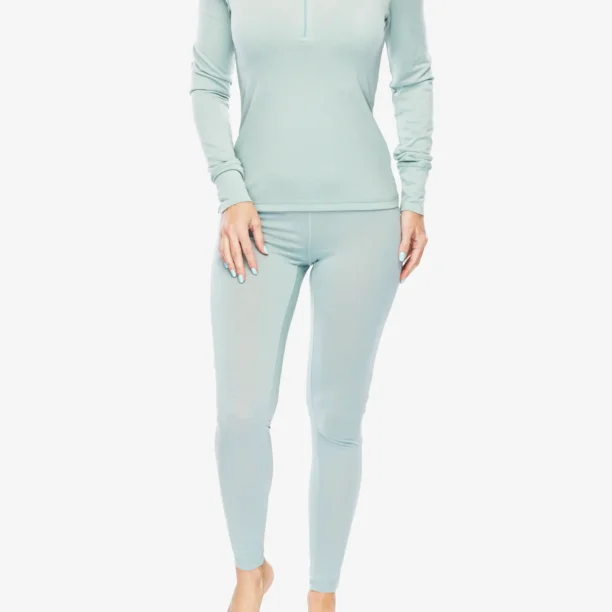 Cumpăra Bluza de corp femei Super.natural Arctic230 Zip 1/4 - light jade