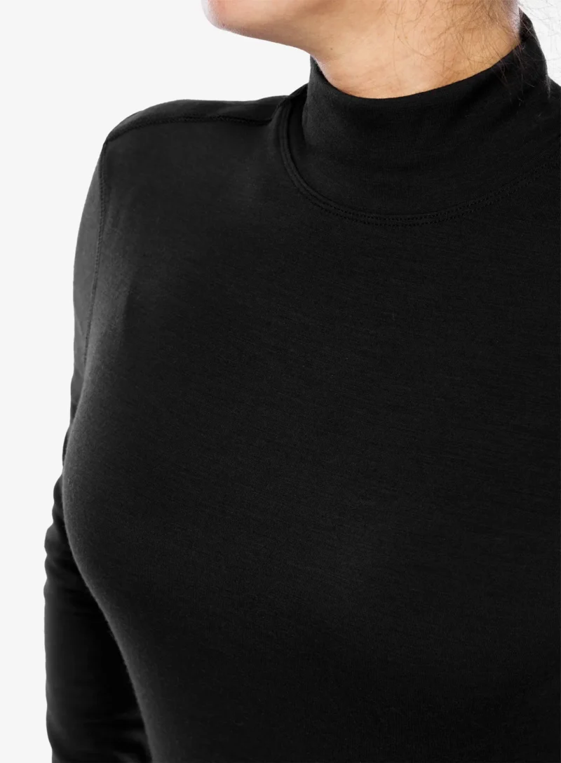 Original Bluza de corp femei Super.natural B Hot Turtleneck - jet black