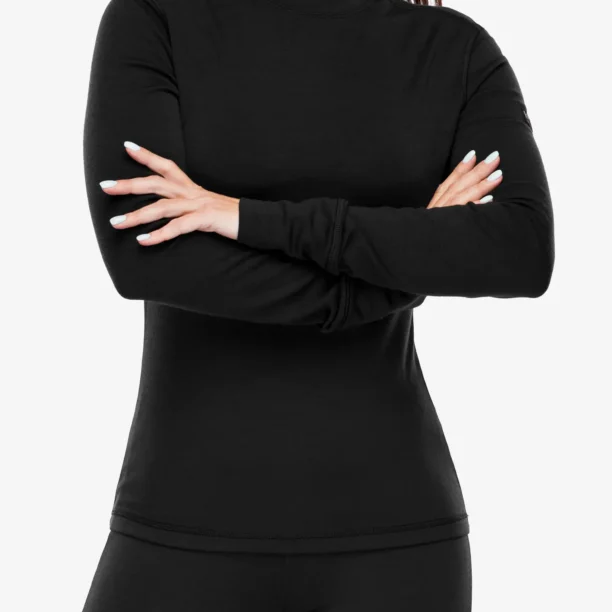 Bluza de corp femei Super.natural B Hot Turtleneck - jet black