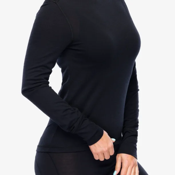 Cumpăra Bluza de corp femei Super.natural Tundra175 Turtleneck - jet black