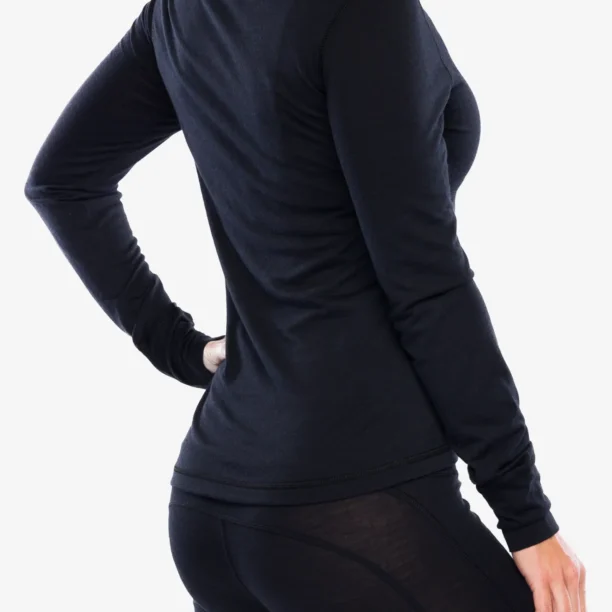 Preţ Bluza de corp femei Super.natural Tundra175 Turtleneck - jet black