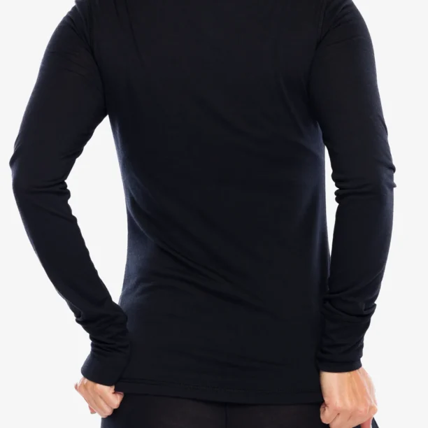 Bluza de corp femei Super.natural Tundra175 Zip 1/4 - jet black preţ