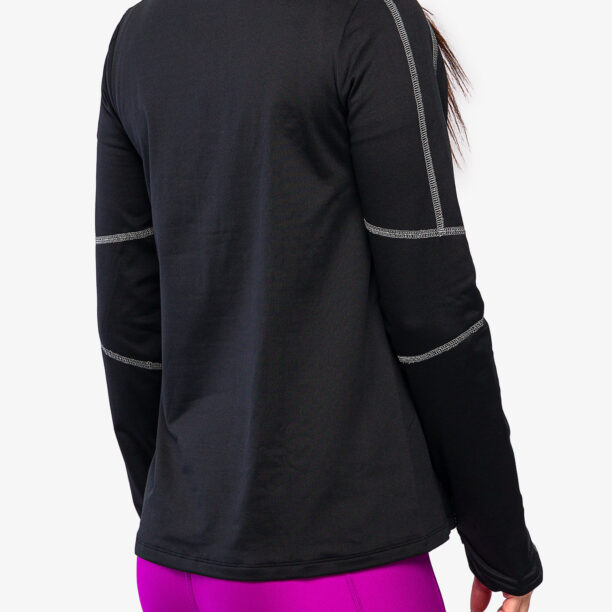 Preţ Bluza de corp femei Under Armour Train Cold Weather 1/2 Zip - black/jet gray