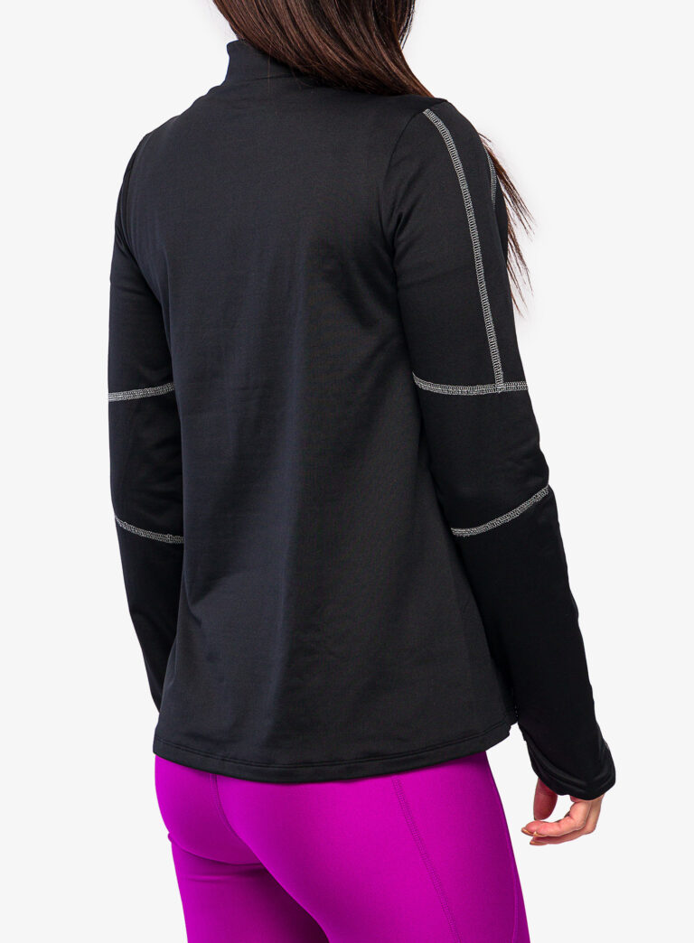 Preţ Bluza de corp femei Under Armour Train Cold Weather 1/2 Zip - black/jet gray