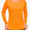 Bluza de corp femei Vaude Essential LS T-Shirt - kurkuma