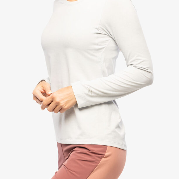 Cumpăra Bluza uscare rapida Arcteryx Taema Crew Neck Shirt LS - atmos heather