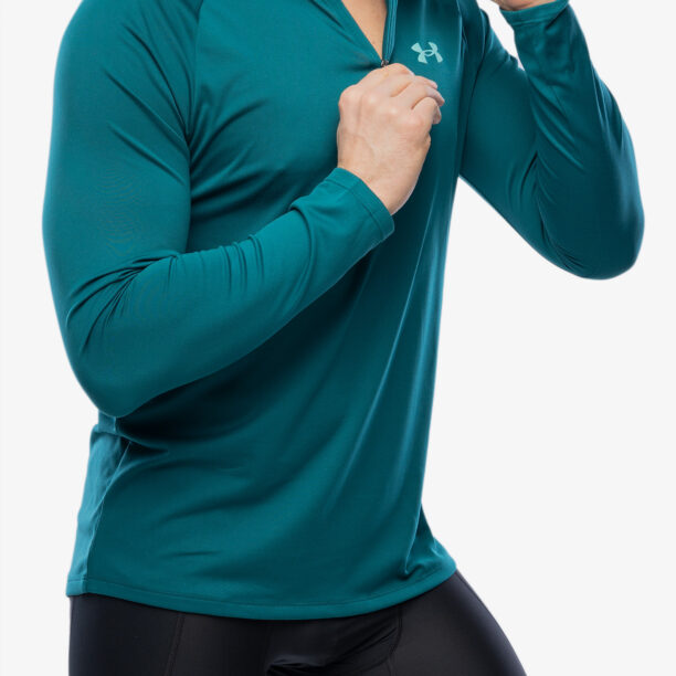 Original Bluza uscare rapida Under Armour Tech 2.0 1/2 Zip Long Sleeve - hydro teal/radial turquoise