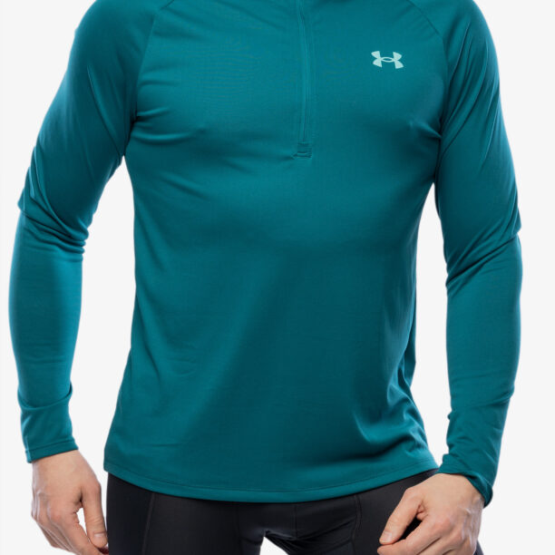 Bluza uscare rapida Under Armour Tech 2.0 1/2 Zip Long Sleeve - hydro teal/radial turquoise