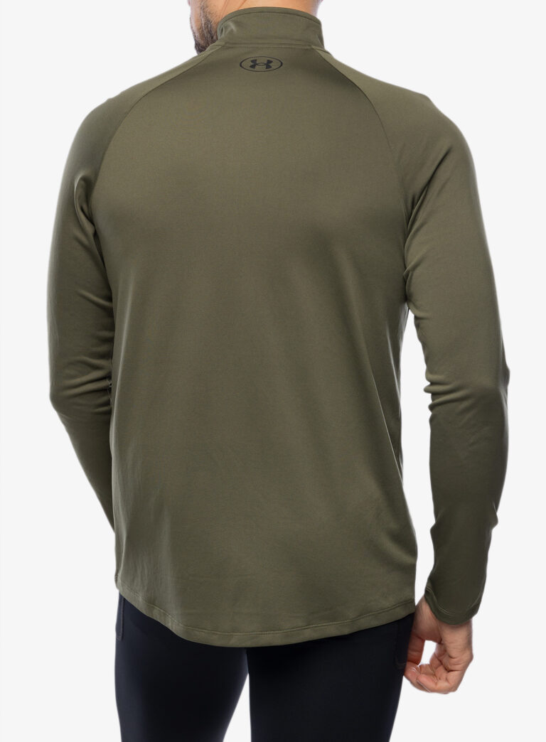 Bluza uscare rapida Under Armour Tech 2.0 1/2 Zip Long Sleeve - marine od green/black preţ