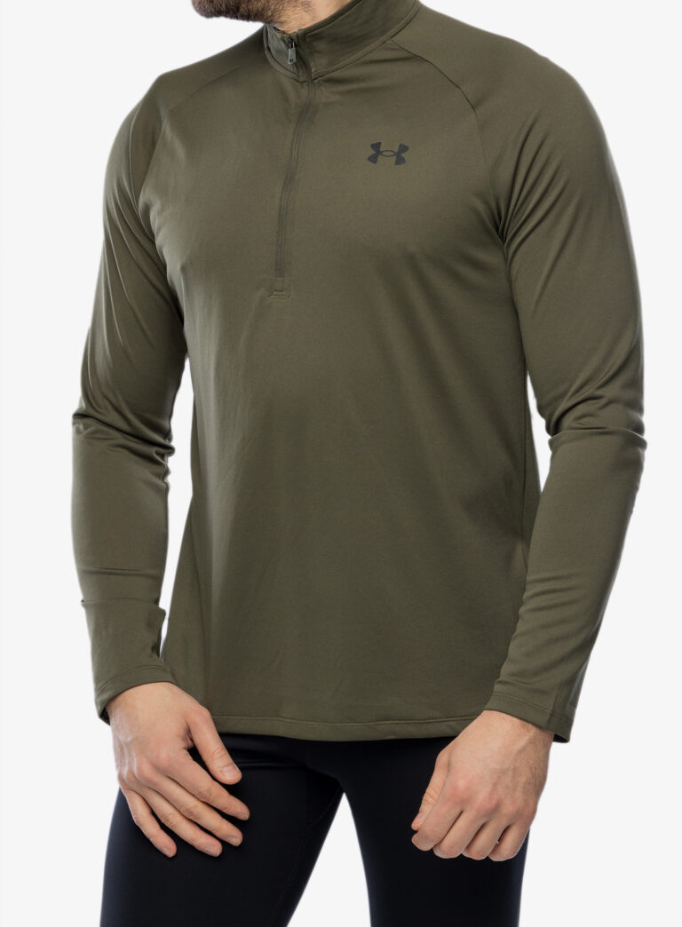 Original Bluza uscare rapida Under Armour Tech 2.0 1/2 Zip Long Sleeve - marine od green/black