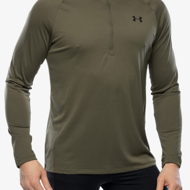 Bluza uscare rapida Under Armour Tech 2.0 1/2 Zip Long Sleeve - marine od green/black