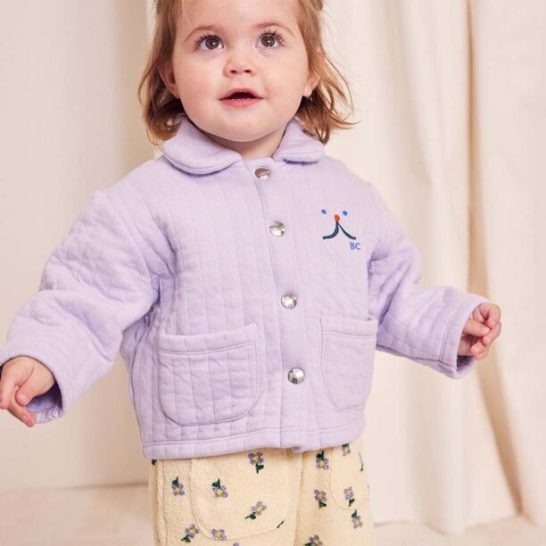 Bobo Choses bluza bebe Funny face culoarea violet