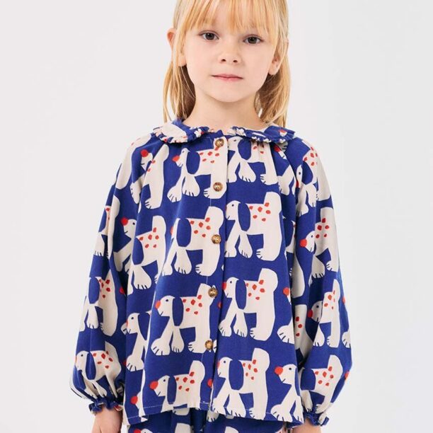 Bobo Choses bluza copii Fairy Dog culoarea albastru marin