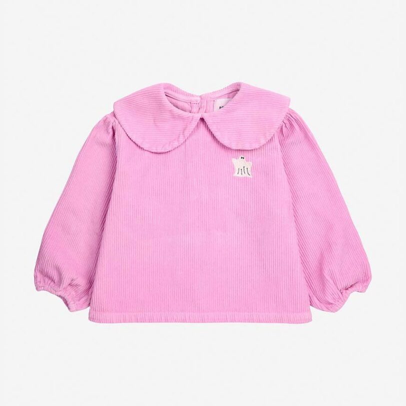 Bobo Choses bluza din bumbac pentru bebelusi Funny Ghost culoarea roz