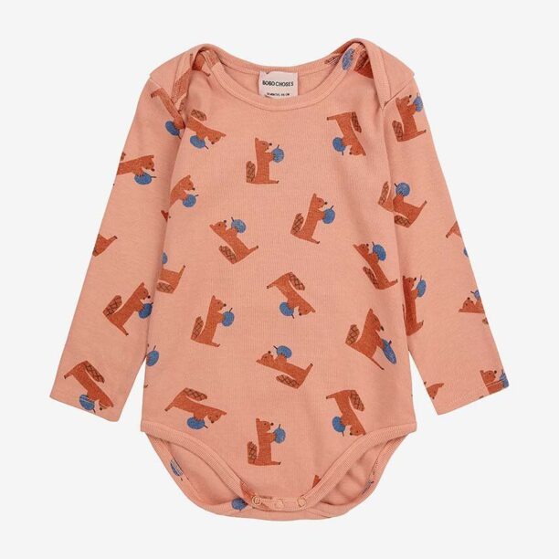 Bobo Choses body bebe Hungry Squirrel 224AB009