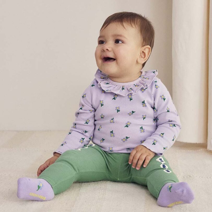 Bobo Choses body bebe Pansy Flower 224AB005