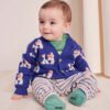 Bobo Choses cardigan din bumbac pentru bebeluși Fairy Dog culoarea albastru marin