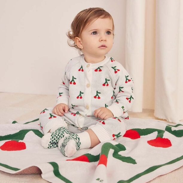 Bobo Choses compleu bebe Cherry culoarea alb