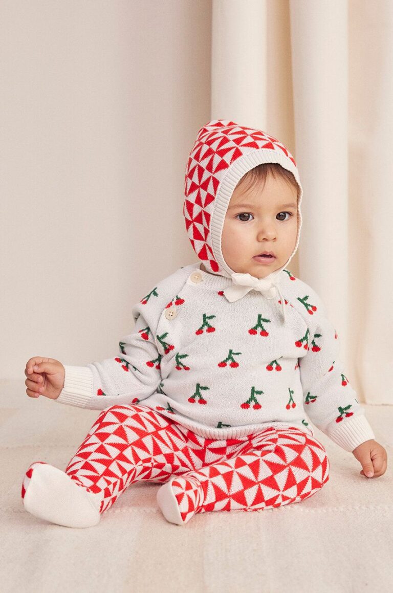 Bobo Choses compleu bebe Cherry culoarea rosu