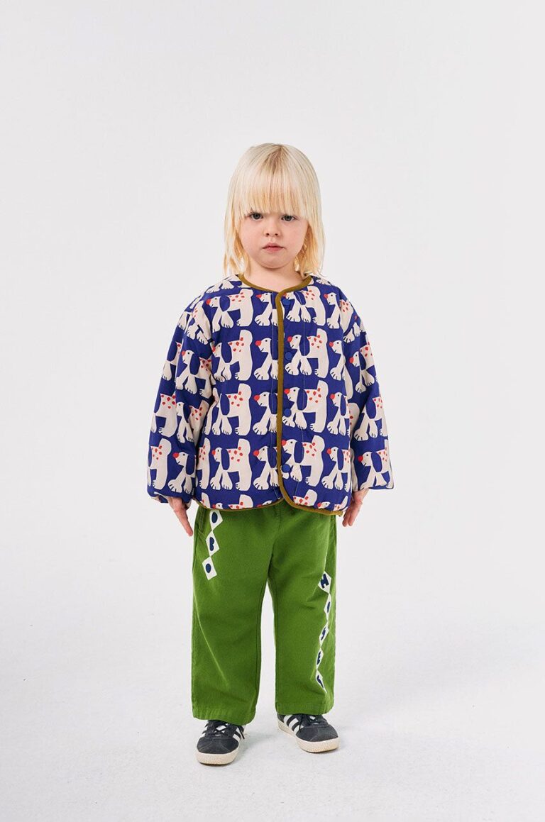 Bobo Choses geaca reversibila pentru copii Fairy Dog culoarea verde