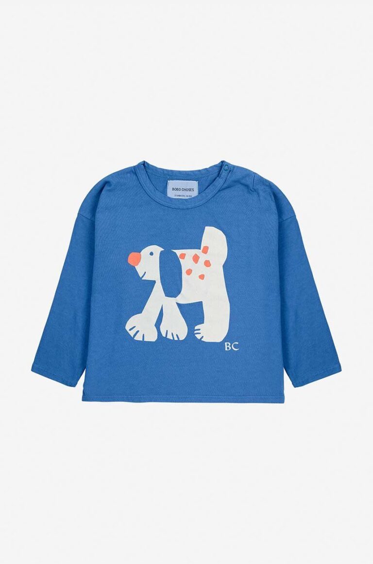 Bobo Choses longsleeve din bumbac pentru bebeluși Fairy Dog cu imprimeu