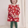 Bobo Choses rochie bebe Freedom Bird culoarea rosu