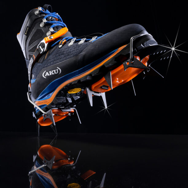 Bocanci alpinism AKU Hayatsuki GTX - blue/orange preţ