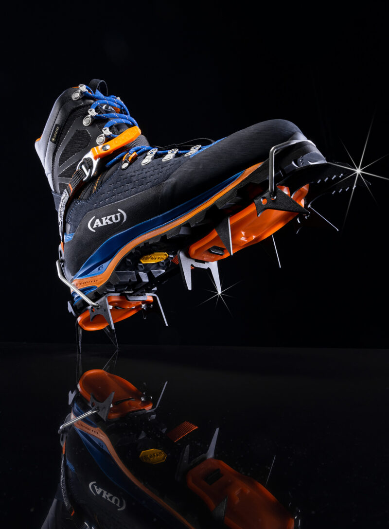 Bocanci alpinism AKU Hayatsuki GTX - blue/orange preţ