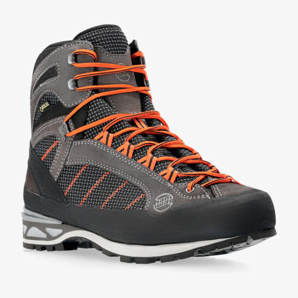 Preţ Bocanci alpinism Hanwag Makra Combi GTX - asphalt/orange