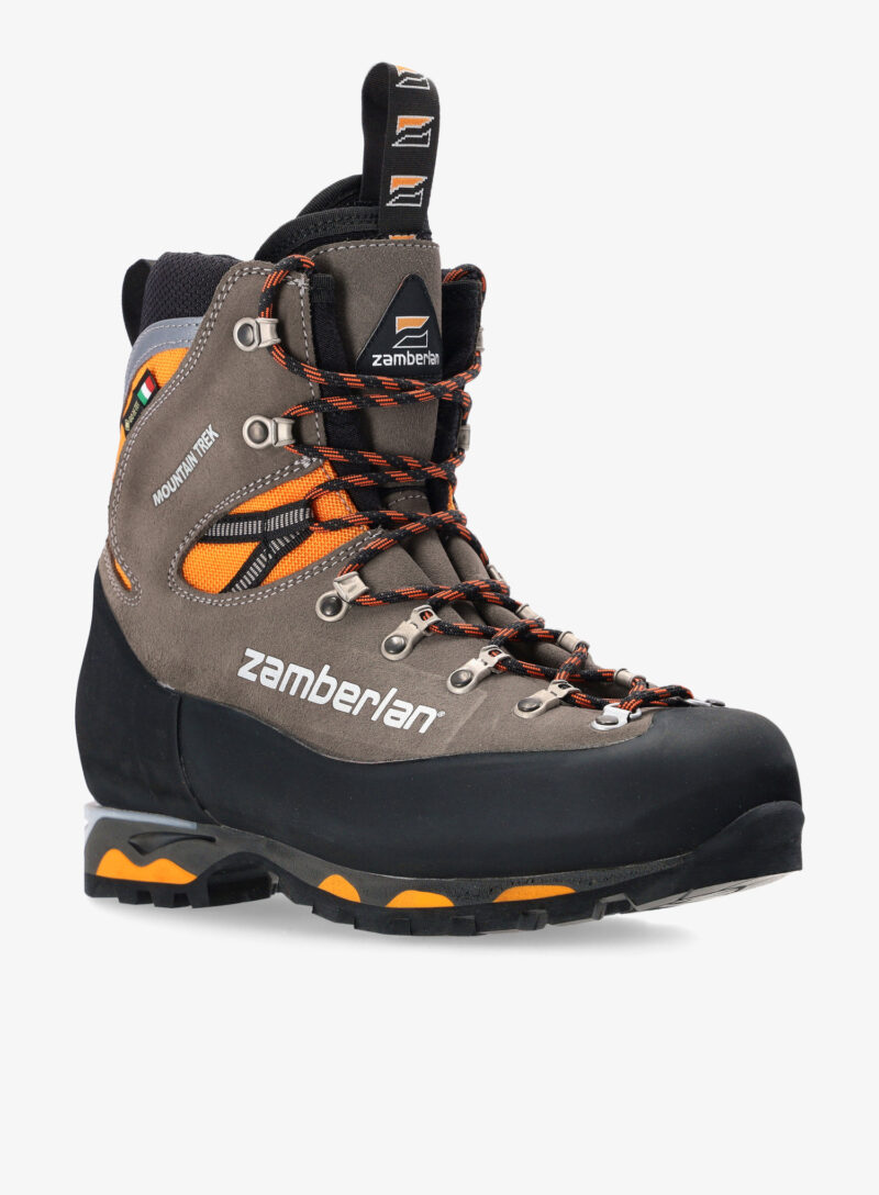 Cumpăra Bocanci alpinism Zamberlan Mountain Trek - graphite/orange