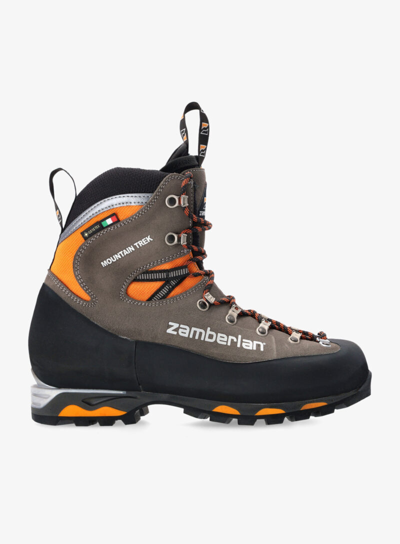 Bocanci alpinism Zamberlan Mountain Trek - graphite/orange