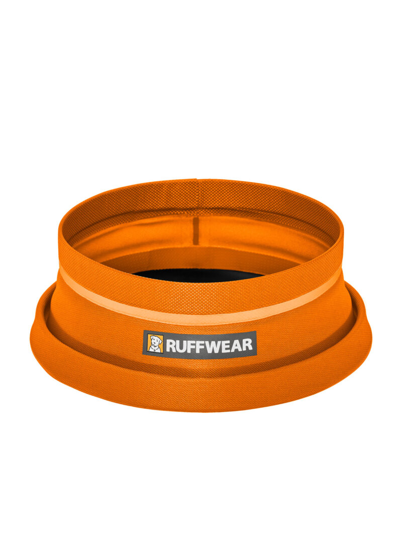 Cumpăra Bol pentru câini Ruffwear Bivy Collapsible Dog Bowl - salamander orange