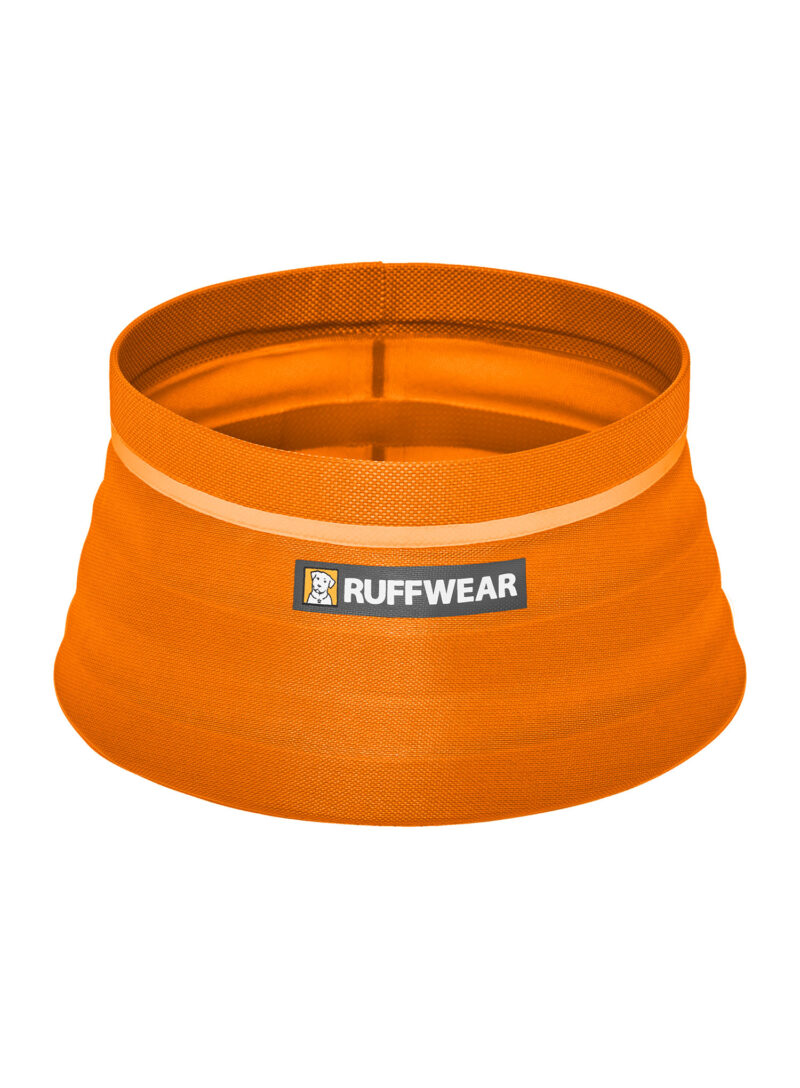 Bol pentru câini Ruffwear Bivy Collapsible Dog Bowl - salamander orange