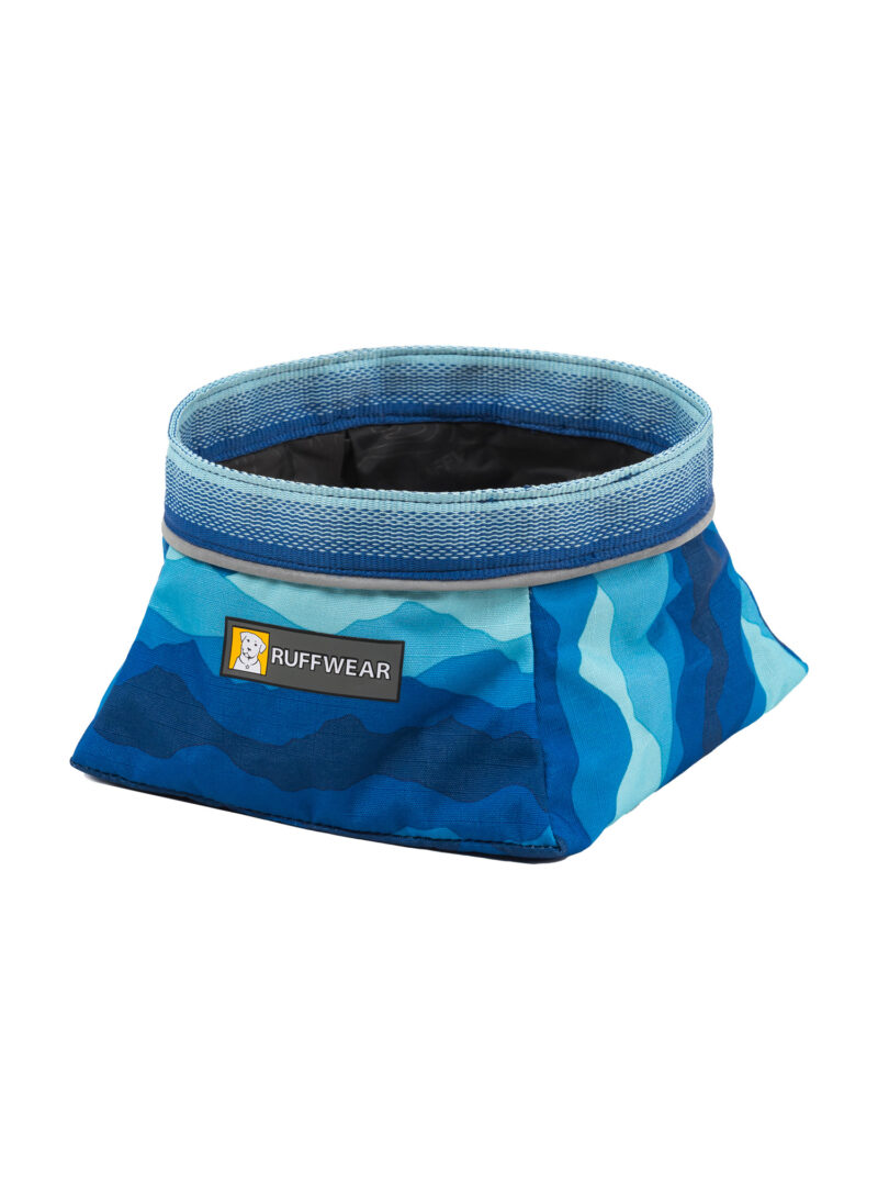 Bol pentru câini Ruffwear Quencher Bowl - coastal mountains