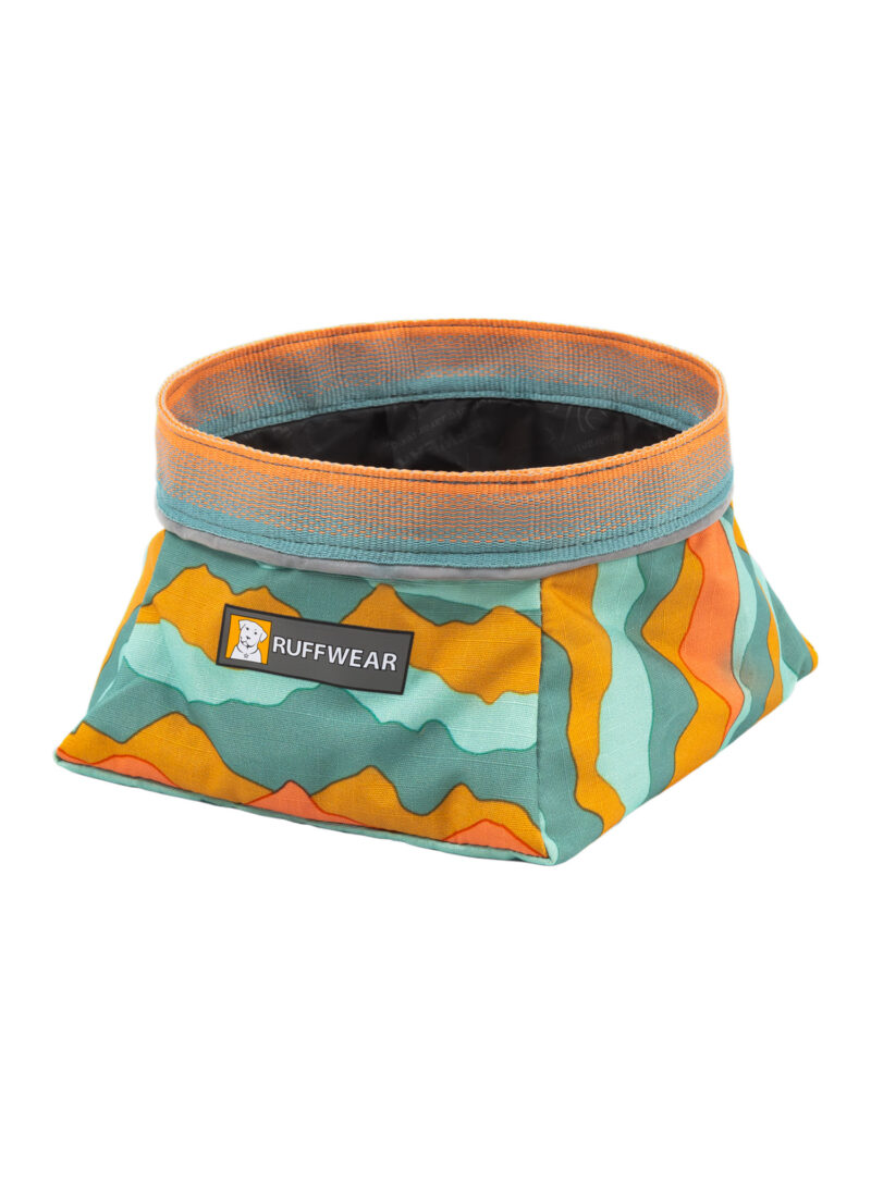 Bol pentru câini Ruffwear Quencher Bowl - spring mountains