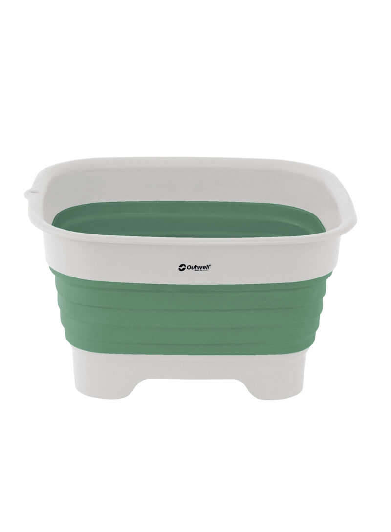 Bol turistic Outwell Collaps Wash Bowl w/drain - shadow green